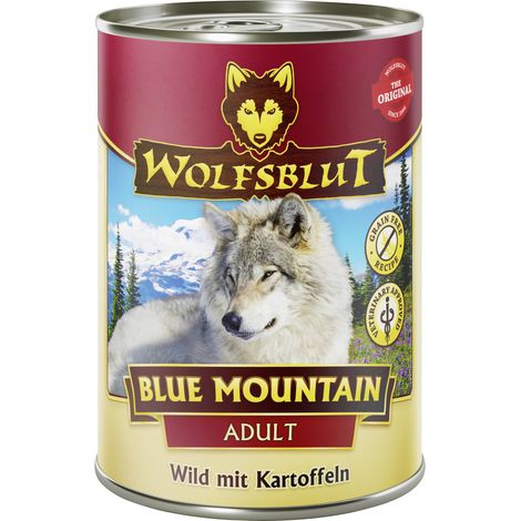 Wolfsblut Blue Mountain Hundenassfutter Adult getreidefrei 395 g Wild 0