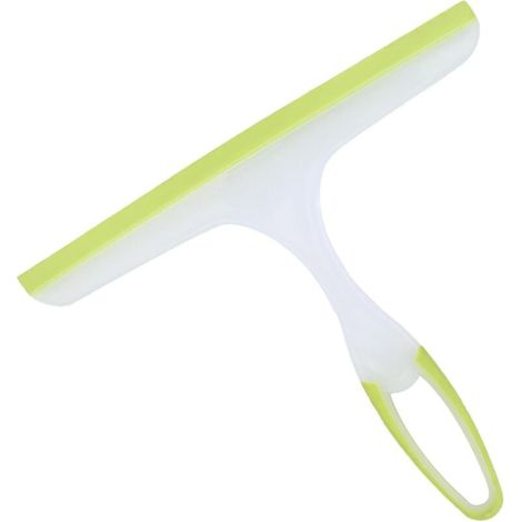 Limpiacristales de silicona KZQ (1 unidad), para ducha, baño, ducha, cristal, multiusos, para espejo, baño, ventana y suelo, 24 x 21 cm, verde (1/4)