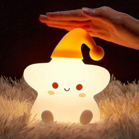 Filiyano-Veilleuse Dercass pour chambre d'enfant, veilleuse bébé étoile (1/5)