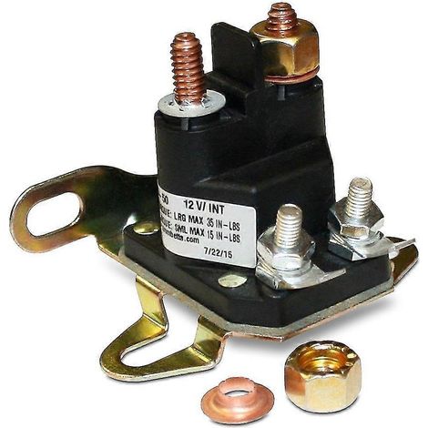 Contacteur CC en plastique Trombetta 892-1251-210-50, 12 volts intermittent (1/4)