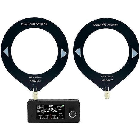 Récepteur radio compatible SI4732 9,9 kHz-181 MHz avec 2 antennes boucle (1/5)