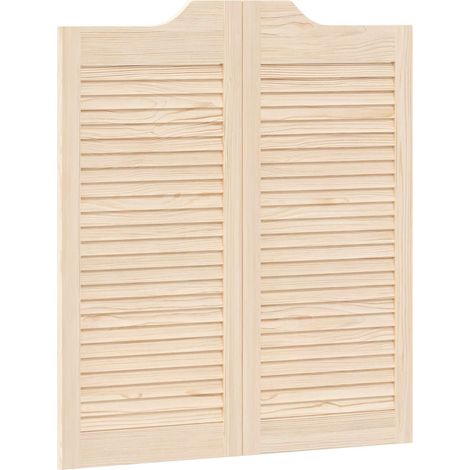 Maison Exclusive - Portes battantes Naturel 90 x 40 cm Bois de pin massif
