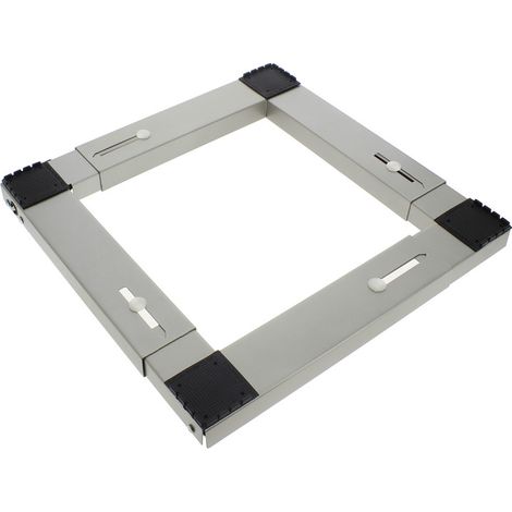 Home Equipement – Support mobile antivibration inox pour machine à laver et sèche-linge – Largeur 37-62 cm – Poids max 300 kg – Installation facile