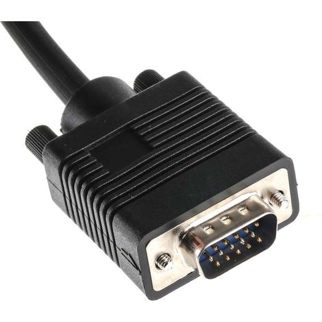 Câble VGA VGA vers VGA Mâle VGA Mâle VGA 15m PVC Noir 0,12 mm 200 V c.c. ( Prix pour 1 ) (1/3)