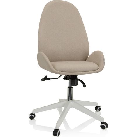 Siège de bureau / Siège pivotante AVEA I tissu beige hjh OFFICE (1/5)