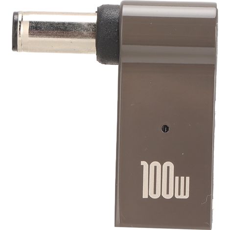 Adaptateur USB Type C Femelle vers DC, Conception Coude Compacte, Charge Rapide PD 100W pour PC Portable - Connecteur 6x0.6mm (1/5)