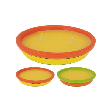 CANDELA ALLA CITRONELLA cm 15 x 4- 8 pezzi