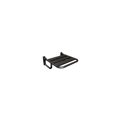 Asiento de ducha de metal negro (1/4)