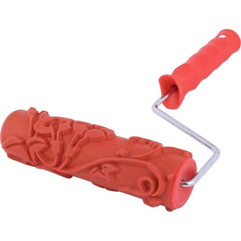 Baguette Decke Vintage Empaistic Blumenmuster Roller Pinsel Malwerkzeug 152T