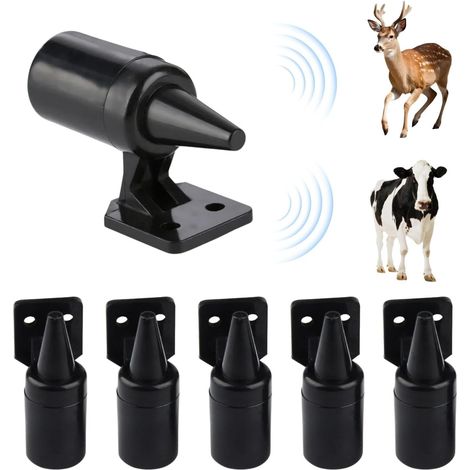 Lot de 6 répulsifs ultrasoniques pour Animaux (Voitures sifflets Anti-Cerfs répulsifs) Protection Efficace Contre la Faune Sauvage pour la Conduite (1/5)
