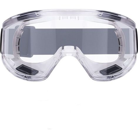 Lunettes de sécurité transparentes anti-buée, lunettes anti-rayures, adaptées au bricolage, au ponçage, au dépoussiérage et au travail du bois, utilisation à long terme (1/5)