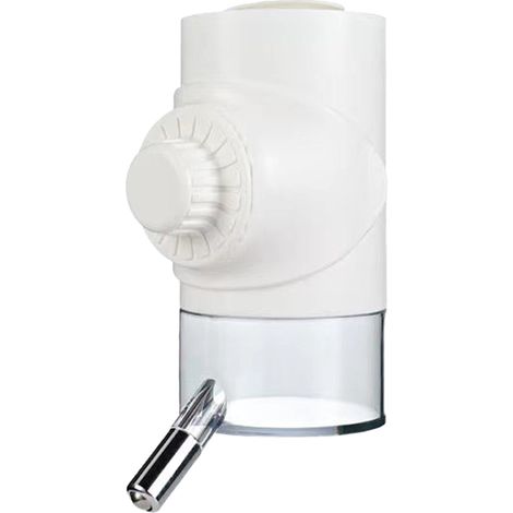 Bouteille d'eau en acier inoxydable anti-fuite pour cage de transport de chien (1/5)