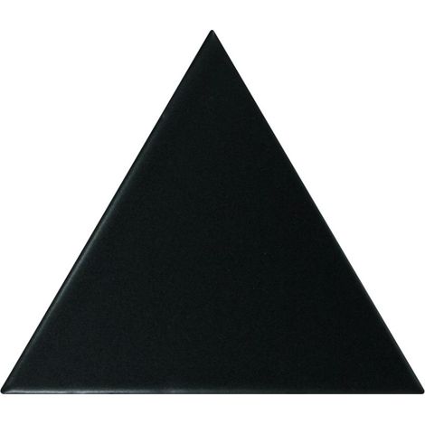 Carrelage mur triangulaire uni noir mate  SCALE TRIANGOLO BLACK MATT  (vendu par boite de 0,20m2) (1/3)
