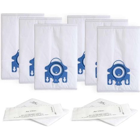 Lot de 6 Sacs pour Aspirateur Miele (HyClean 3D, Complete C2/C3, Classic C1, Série S) (1/5)