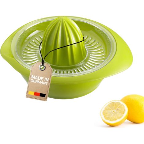 Presse-Orange/Citron/Lemon avec Récipient, Diamètre : 18,7 cm, Capacité : 0,5 litre, Plastique, Limetta, Vert pomme, 3091227A (1/5)
