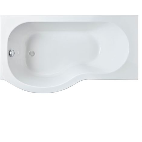 1500mm P shaped showerbath LH