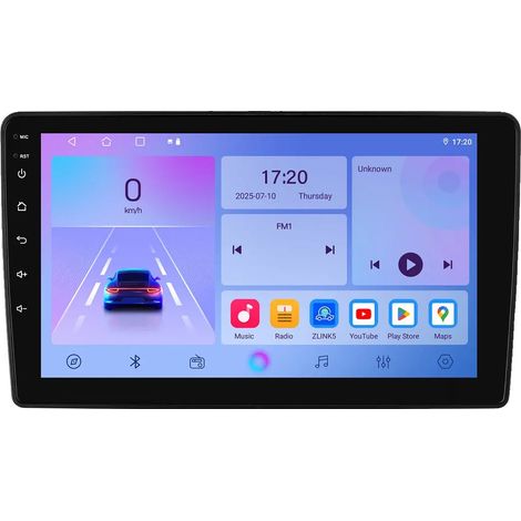 Système audio de voiture, interface à écran tactile, intégration smartphone, compatible avec Skoda Octavia Golf 5 6 Touran Passat B6 Polo Jetta, T2 CP 2G 32G (1/2)