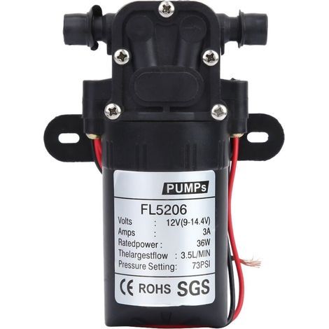 Accessoire pour pompe à eau à membrane électrique agricole – Double tube droit, 36 W, 12 V CC (1/5)