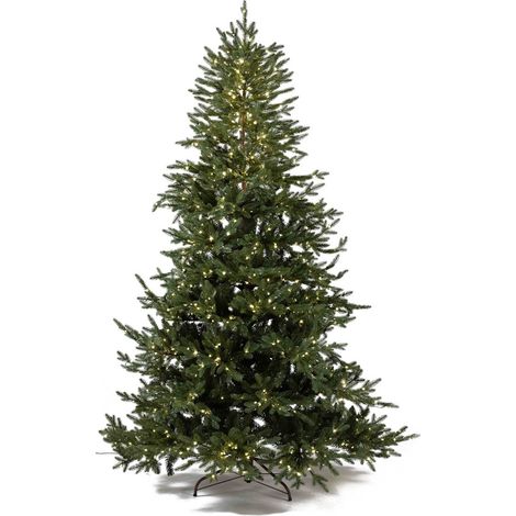 BUD Albero Di Natale HENRY LED con luci incorporate e tronco effetto realistico 180 cm - 1500LED