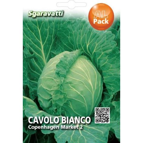 Semi per Ortaggi e Vegetali Cavolo Cappuccio Copenhagen Market 20 Pezzi