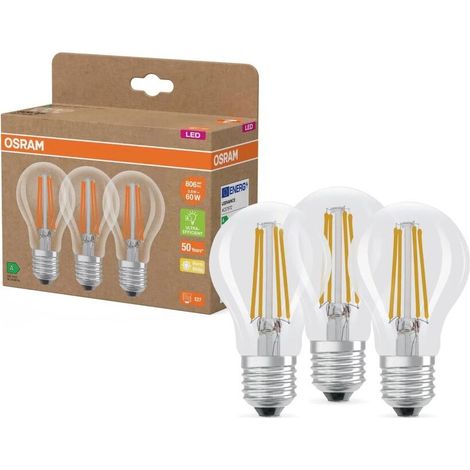 Lampe Osram 4099854338601 LED 3 8W E27 60W Äquivalent