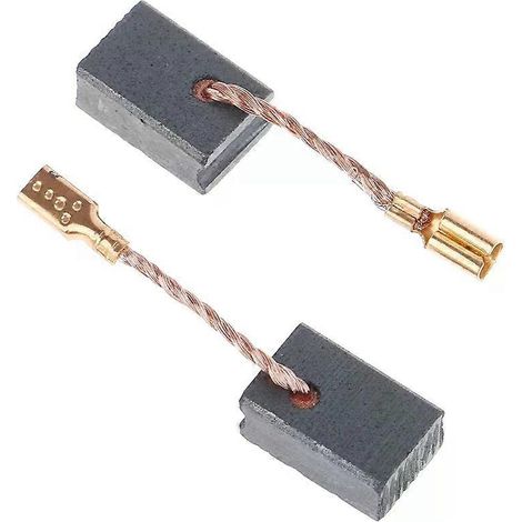 Lot de 10 balais de charbon en graphite et cuivre pour marteau électrique, 6 x 85 x 135 mm - JXLGV (1/5)