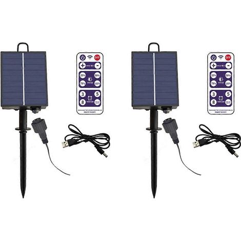 Kit de boîtier de commande pour panneau solaire 1200 mAh avec panneau de batterie au lithium (1/5)