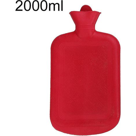 Bouillotte d'hiver portable en caoutchouc 500/1000/1750/2000 ml - 2000 ml (1/5)