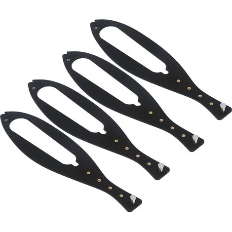 Lot de 4 butées de porte pour chat - Loquet souple, écologique, léger et portable pour porte d'animaux - Convient aux maisons et aux hôtels (1/5)