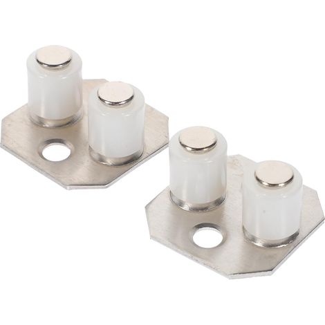 lot de 2 guide de sol pour porte de grange coulissante, inox (1/5)