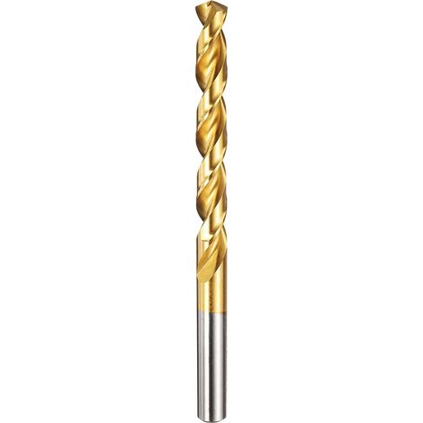 1 foret 9,2 mm de diamètre M42 8 % cobalt HSS outil de coupe pour usinage de métal dur, acier inoxydable, travail du bois, artisanat, angle de coupe de 135° TIN (1/5)