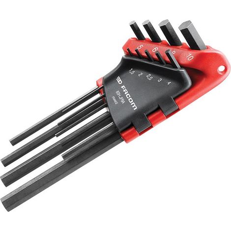 83H.Jp9A Hexagon Key Long Arm Set Of 9 Metric (1.5-10Mm)