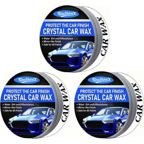 Cire de revêtement céramique hydrophobe pour véhicules : couche de cristaux durable, protection supérieure, idéale pour une finition impeccable et une protection optimale lors des longs trajets (3 piè (1/4)