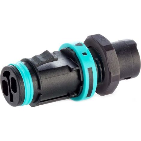 Connecteur d'éclairage RS PRO, 2 pôles , 1 voie , Montage panneau ( Prix pour 1 )