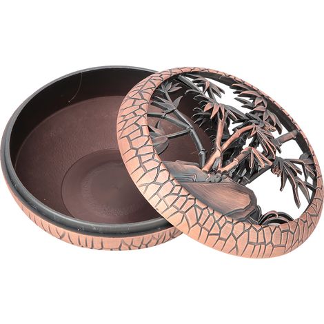 Brûleur d'encens classique anti-moustiques, porte-encens en porcelaine à spirale, décoration intérieure (02)