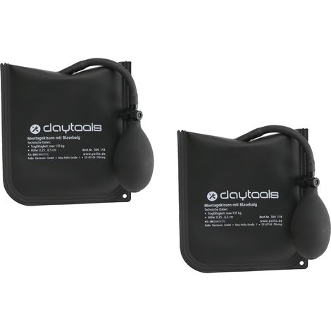 DAYTOOLS Coussin de montage avec soufflet, max. 135 kg, 2 pièces