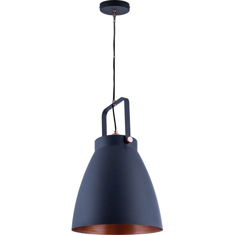 Paco Home Lampadaire Moderne Salon Suspension Industriel Design Projecteur E27  Cuivre anthracite, Lampe à suspension