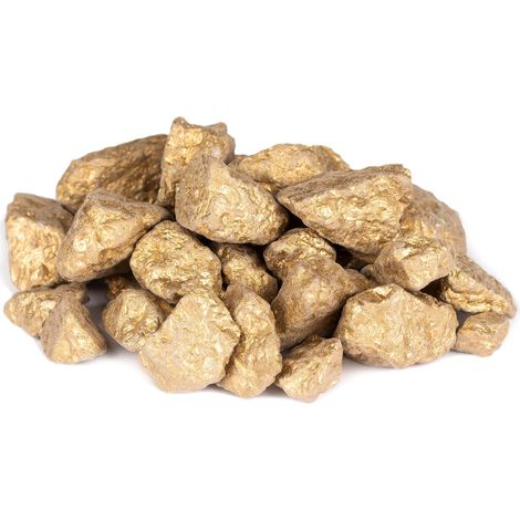 Heku 30336-24: Pietre Decorative Dorate, 750 g, in Barattolo richiudibile, Gold, 750g, unità