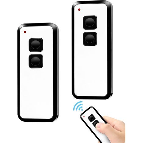 2PCS 433.92 MHz Gate Remote Control, for Novoferm Novotron 502 Max43-2, Mini-Novotron 522, Mini-Novotron 524, 2 Channels, Garage Door Remote Control, Gate Encoder, Remote Control Badge (1/5)