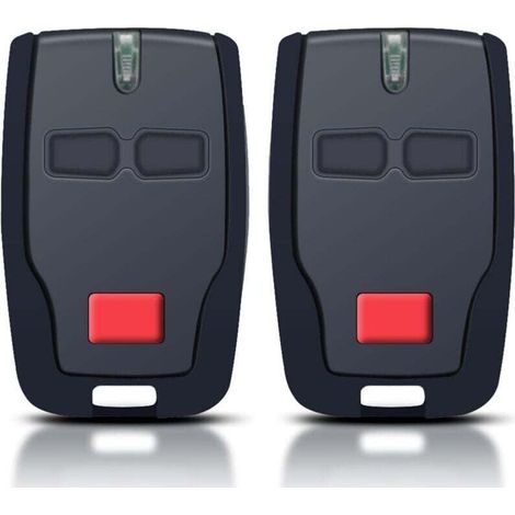 Telecommande porte de garage pour BFT Mitto 2 B RCB,433 MHz télécommande 2 canaux pourRolling BFT Mitto 2, Kleio, Ghibli, TRC 2, Kleio, Ghibli, TR(2PCS) (1/5)
