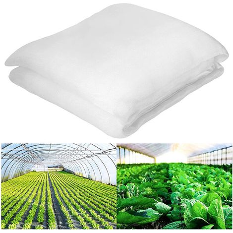 3x10m Filet Anti Insecte pour Jardin, Maille Fine Bug Moustique Mouche Oiseau Barrière, Filet Protection des Plantes pour Légumes Fruits Fleurs (1/5)