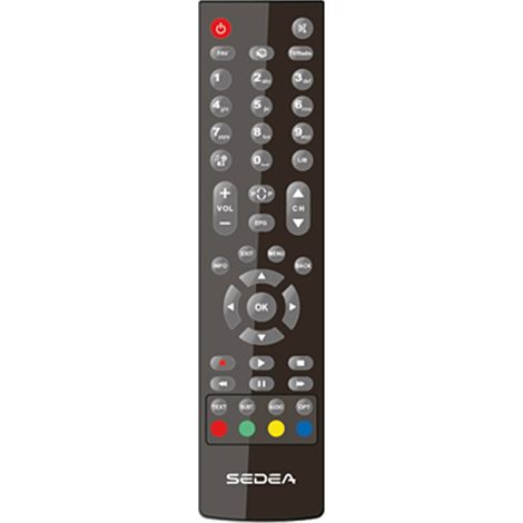 SEDEA Télécommande de Remplacement pour récepteur TNTSAT FRANSAT Boitier TV