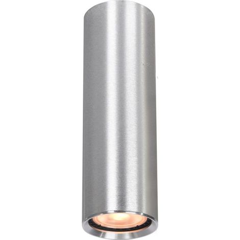 Spot plafond tube alu rond 17 cm GU10 10W Lopus Italux