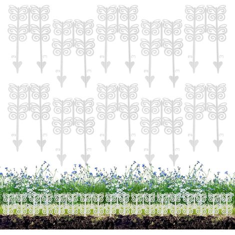 Clôture de Jardin Décorative Clôture de Jardin Papillon pour Extérieur,10 (1/5)