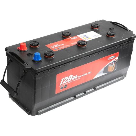 Batteria per autocarro e trattori 120Ah 12V 690A polo positivo sinistro