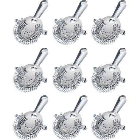 Cocktail Strainer - Inox Bar Strainer Pour Shaker Boston Et Cocktail Shaker - 1 Pièce (1/5)