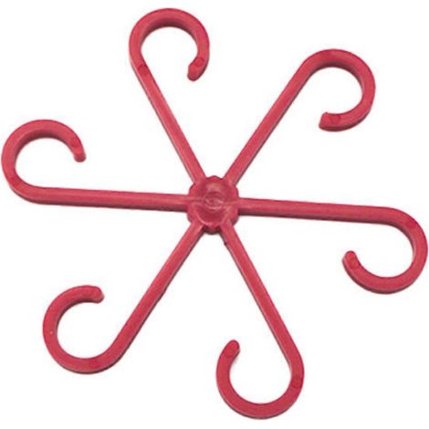 Cadre pliable réutilisable pour tiges de plantes - Outils de jardinage - Rouge (1/5)