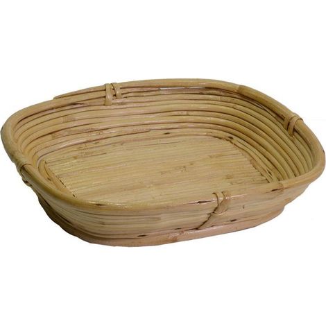 Cesta giunco naturale rettangolare cm 24xh5x21