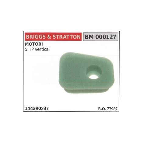 Filtro aria BRIGGS&STRATTON rasaerba tosaerba tagliaerba 5HP VERTICALE 27987