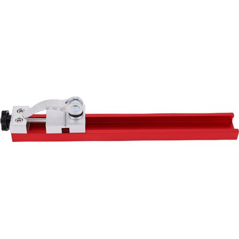 Rail de guidage réglable en aluminium pour scie circulaire à bois, pour travaux de fraisage et de découpe électriques de précision, 240 mm (1/5)